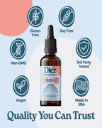 DIEZ ten-mushroom tincture lifestyle photography